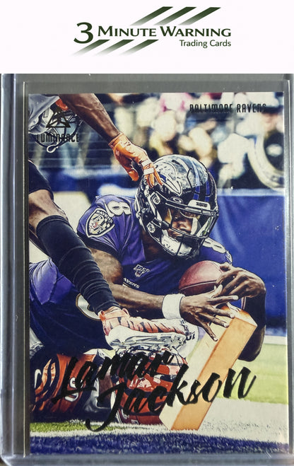 2020 Panini Luminance #14 Lamar Jackson Gold #/299