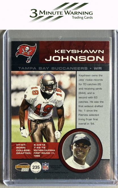 2001 Pacific Invincible #235 Keyshawn Johnson Retail