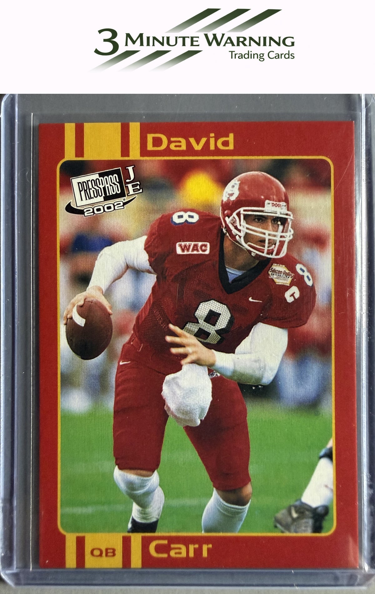 2002 Press Pass JE #OS1 David Carr Old School