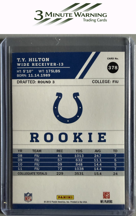 2012 Score #378 T.Y. Hilton