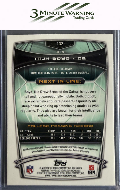 2014 Bowman Chrome #132 Tajh Boyd