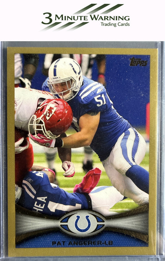 2012 Topps #129 Pat Angerer Gold #/2012