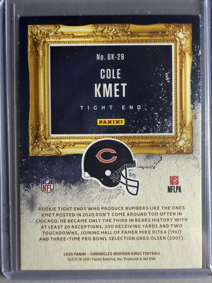 2020 Panini Chronicles #GK-28 Cole Kmet Gridiron Kings