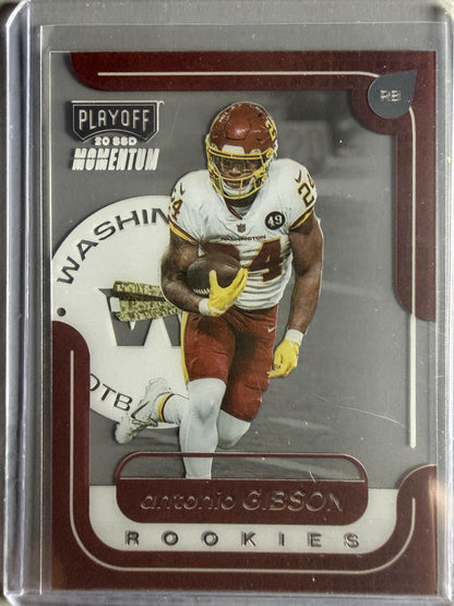 2020 Panini Chronicles #M-17 Antonio Gibson Playoff Momentum SSD Rookies