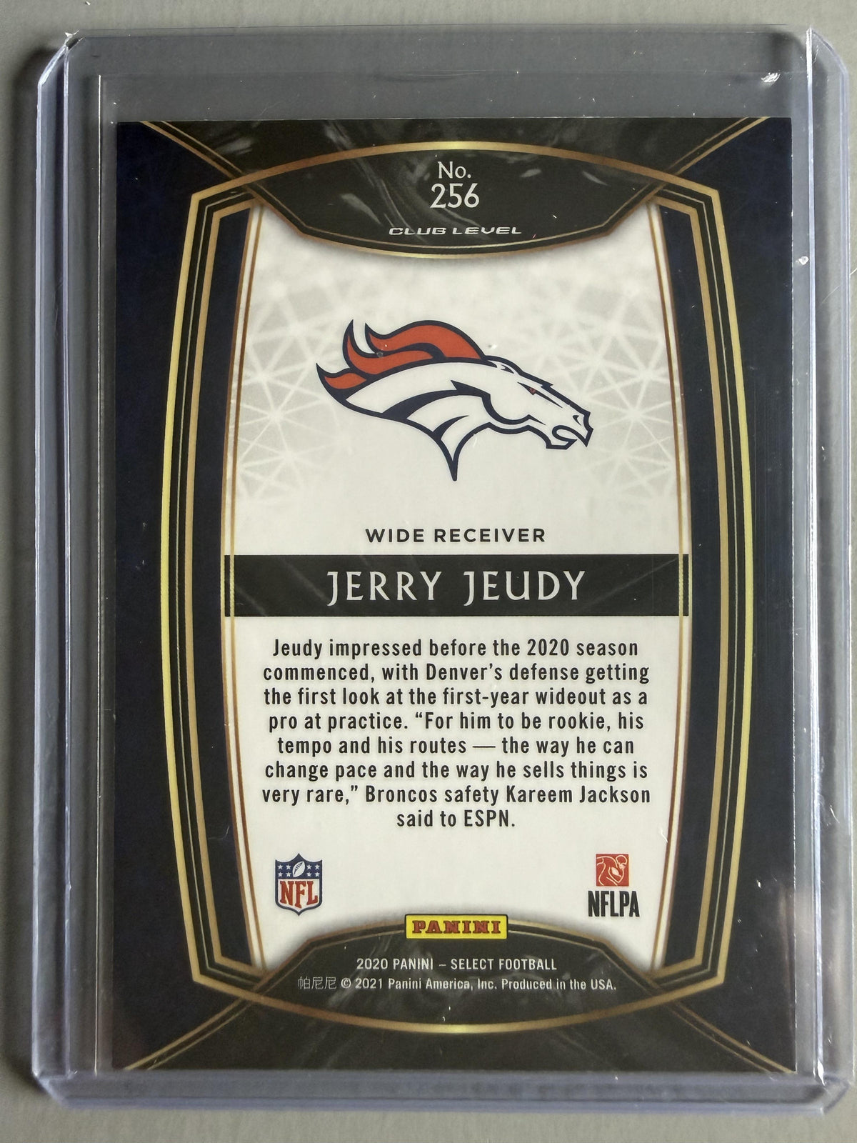 2020 Panini Select #256 Jerry Jeudy