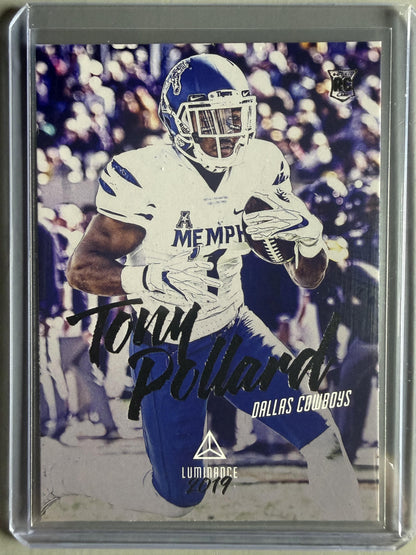 2019 Panini Luminance #128 Tony Pollard