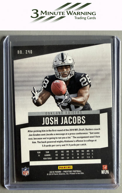 2019 Panini Prestige #240 Josh Jacobs