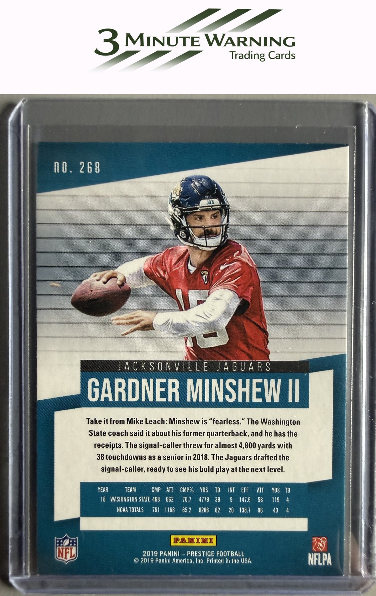 2019 Panini Prestige #268 Gardner Minshew II