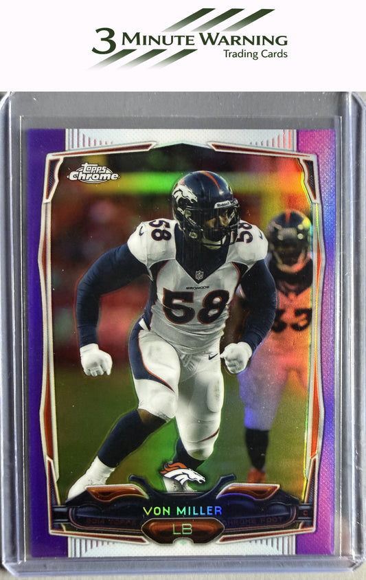 2014 Topps Chrome #108 Von Miller Purple Refractor