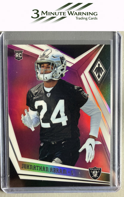 2019 Panini Phoenix #172 Johnathan Abram Pink #/199