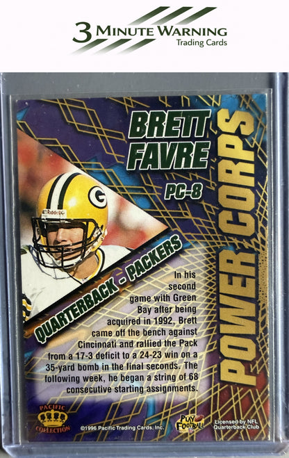 1996 Pacific #PC-8 Brett Favre Power Corps