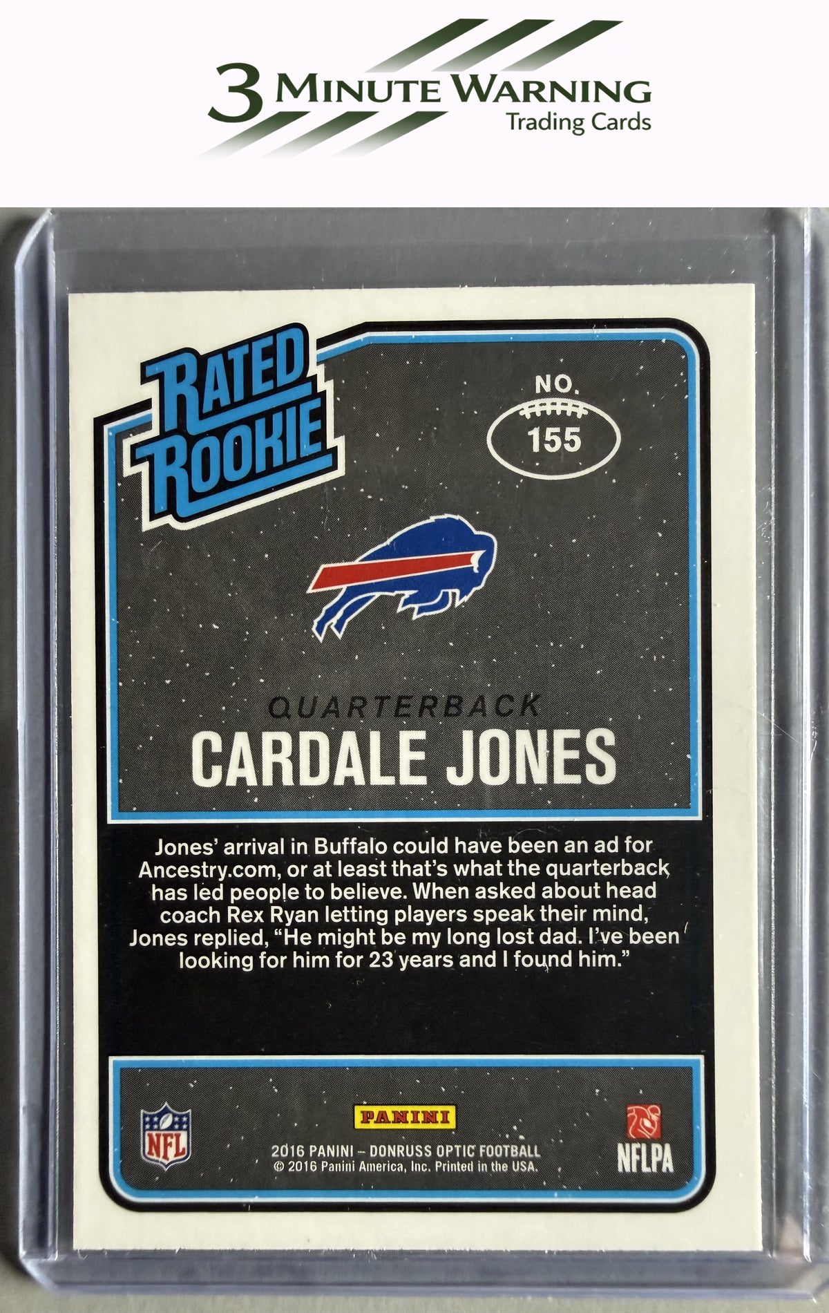 2016 Donruss Optic #155 Cardale Jones Purple