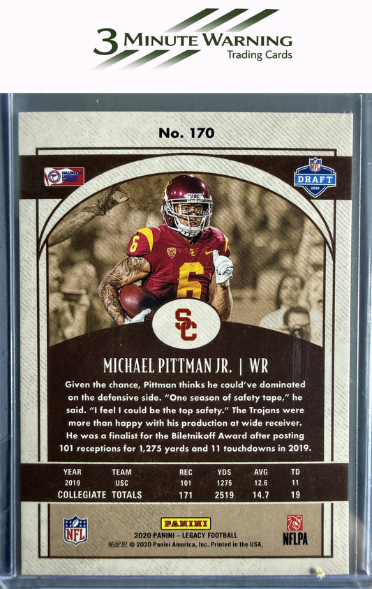 2020 Panini Legacy #170 Michael Pittman Jr.
