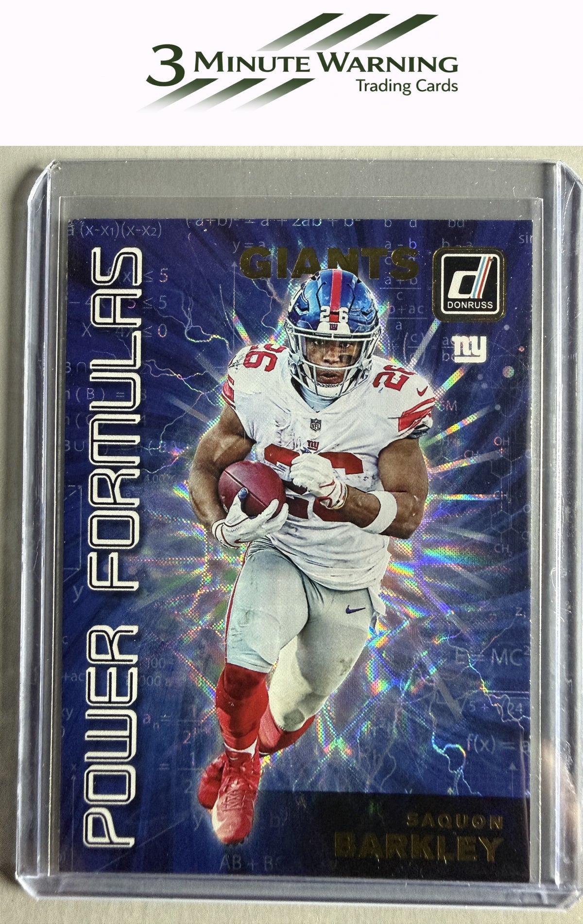 2019 Donruss Optic #PF-9 Saquon Barkley Power Formulas