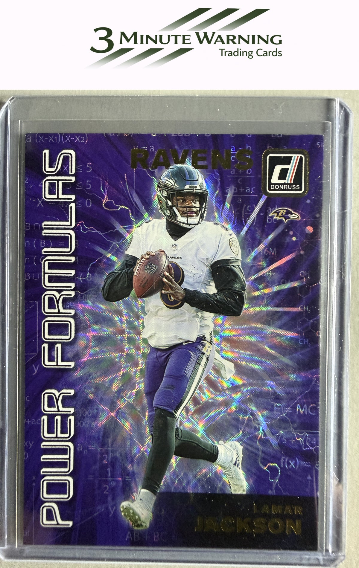 2019 Donruss #PF-3 Lamar Jackson Power Formulas