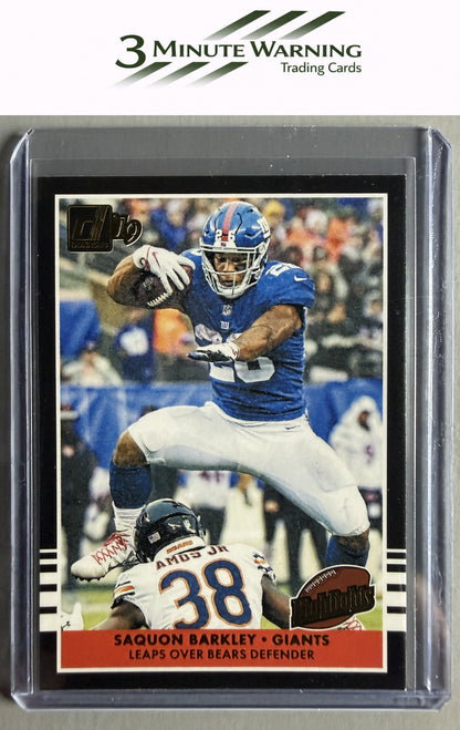 2019 Donruss #H-4 Saquon Barkley Highlights