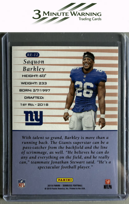 2019 Donruss #RE-12 Saquon Barkley Retro 1999