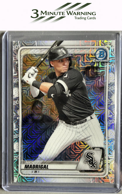 2020 Bowman #BCP-101 Nick Madrigal Chrome Prospects Mojo Refractor