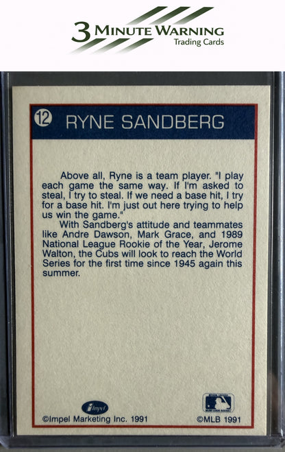 1991 Line Drive Ryne Sandberg #12 Ryne Sandberg / Running the bases