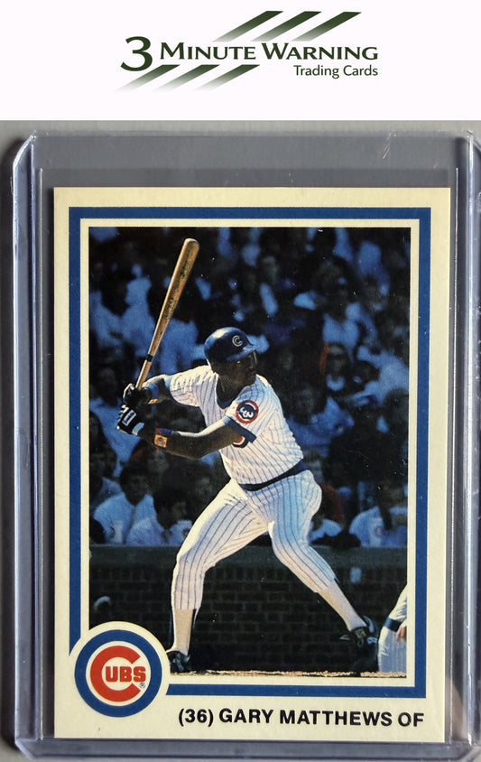 1985 7-Up Chicago Cubs SGA #NNO Gary Matthews