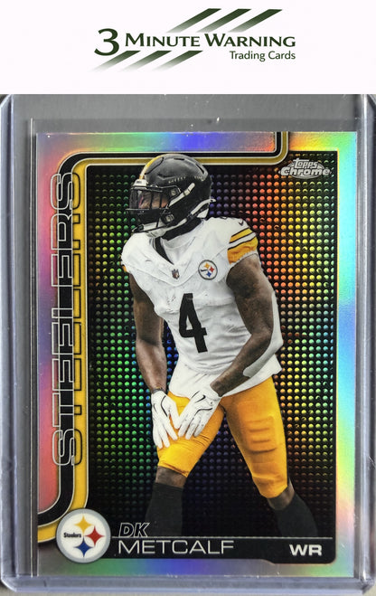 2025 Topps Chrome #254 DK Metcalf Lightboard Logo
