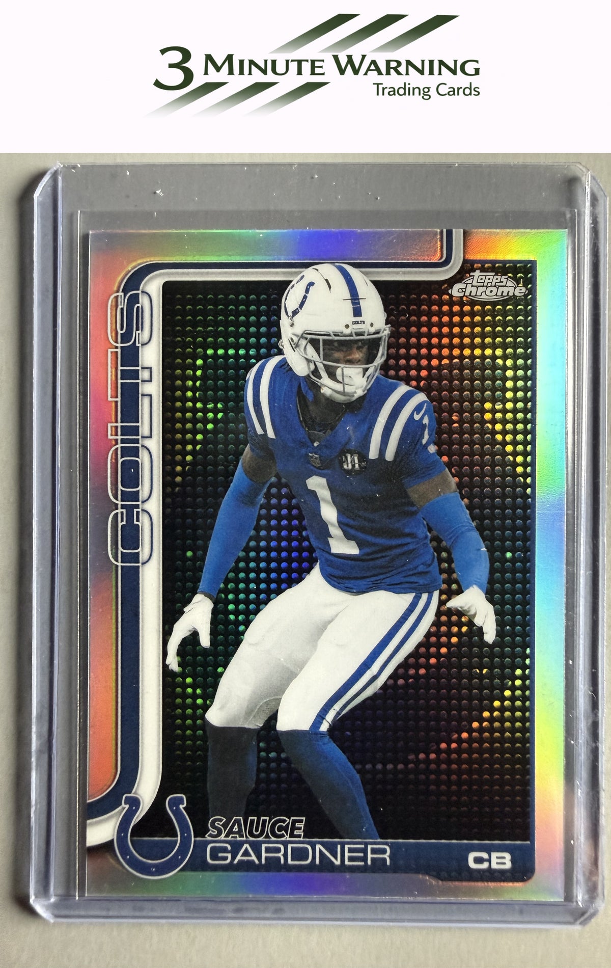 2025 Topps Chrome #242 Sauce Gardner Lightboard Logo