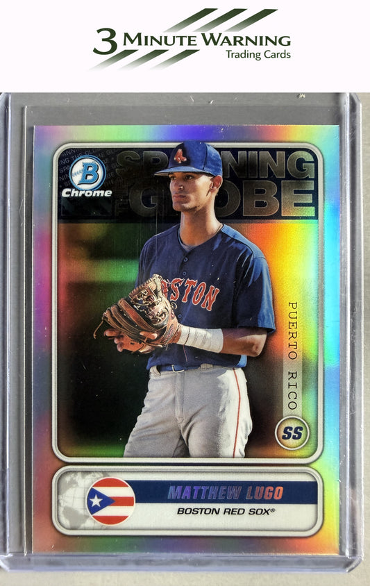 2020 Bowman #STG-ML Matthew Lugo Chrome Spanning the Globe