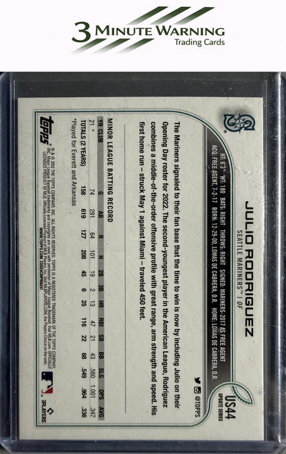 2022 Topps Update #US44 Julio Rodriguez