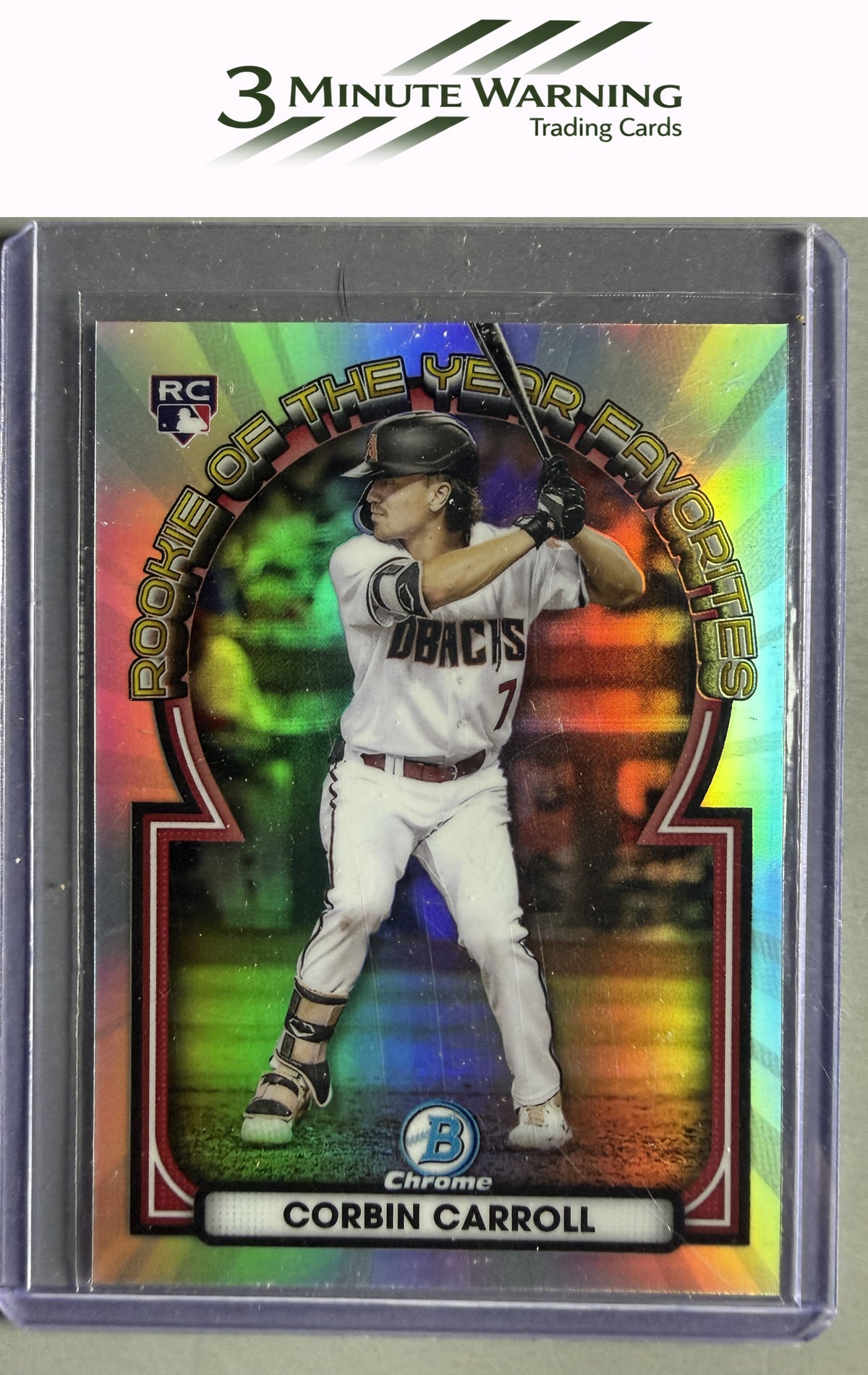 2023 Bowman #ROYF-1 Corbin Carroll Rookie of the Year Favorites