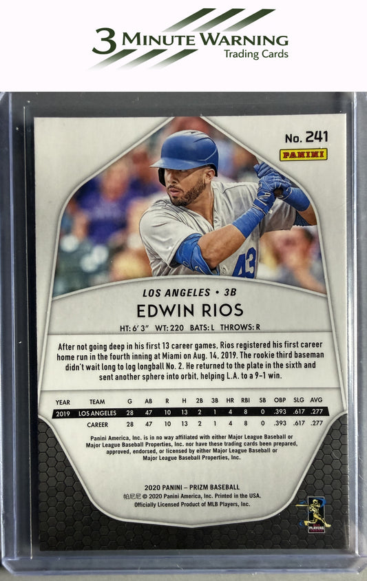 2020 Panini Prizm #241 Edwin Rios