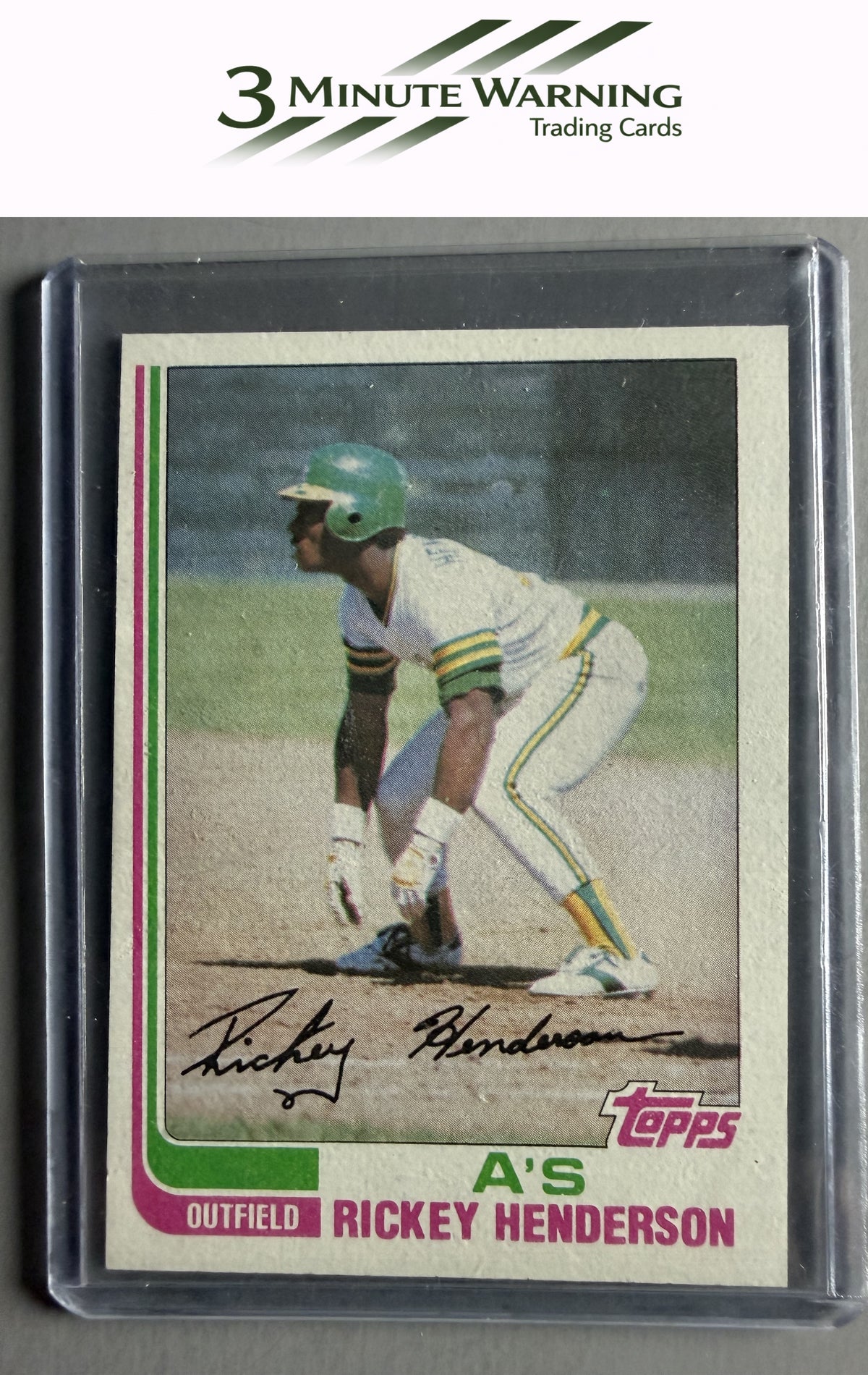 1982 Topps #610 Rickey Henderson