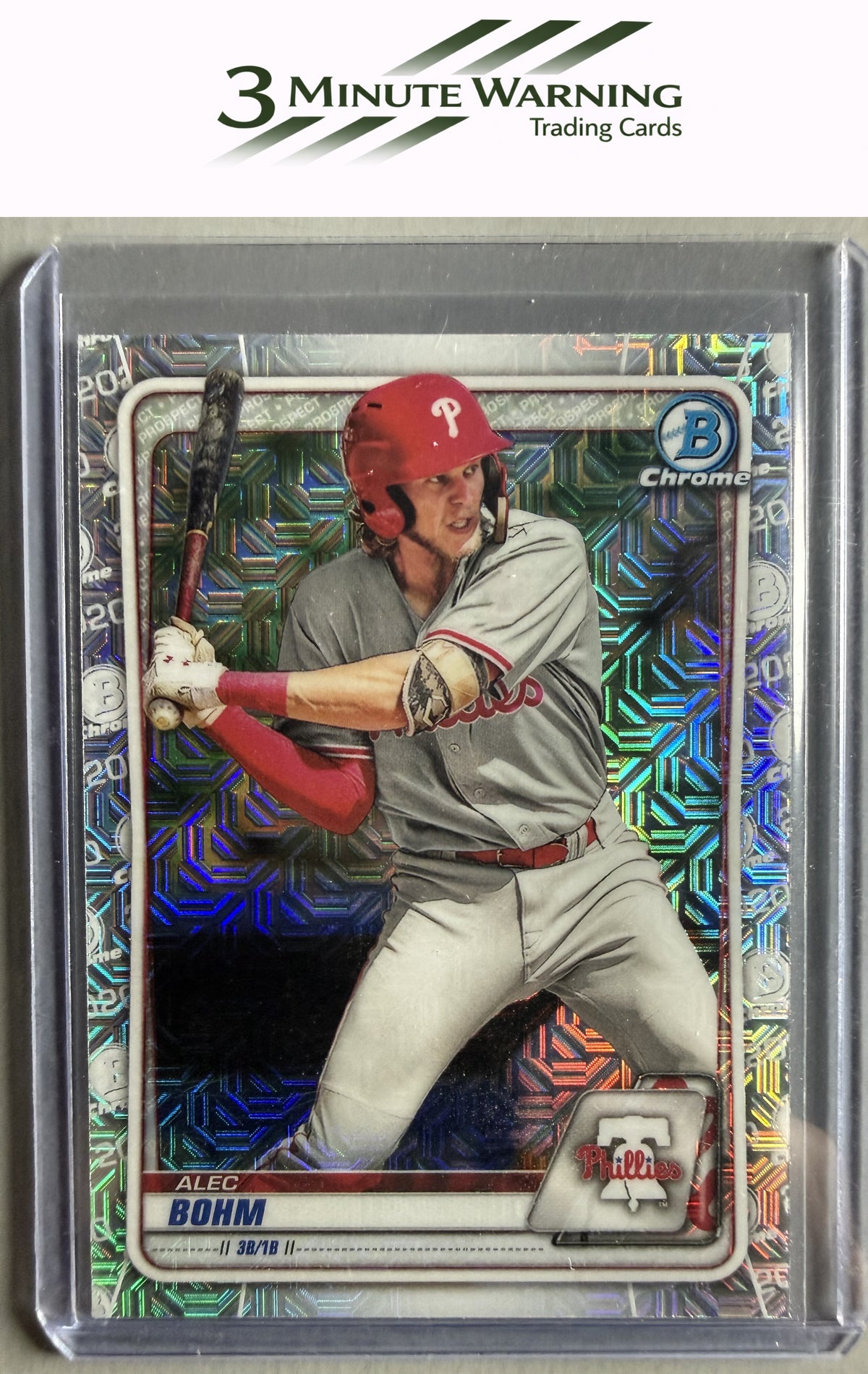 2020 Bowman #BCP-29 Alec Bohm Chrome Prospects Mojo Refractor