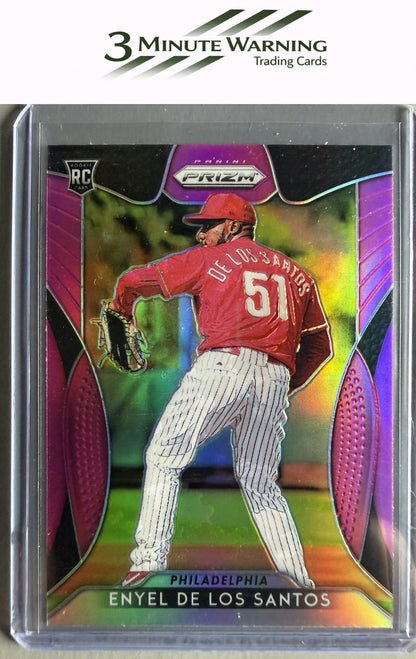 2019 Panini Prizm #80 Enyel De Los Santos Pink Prizm