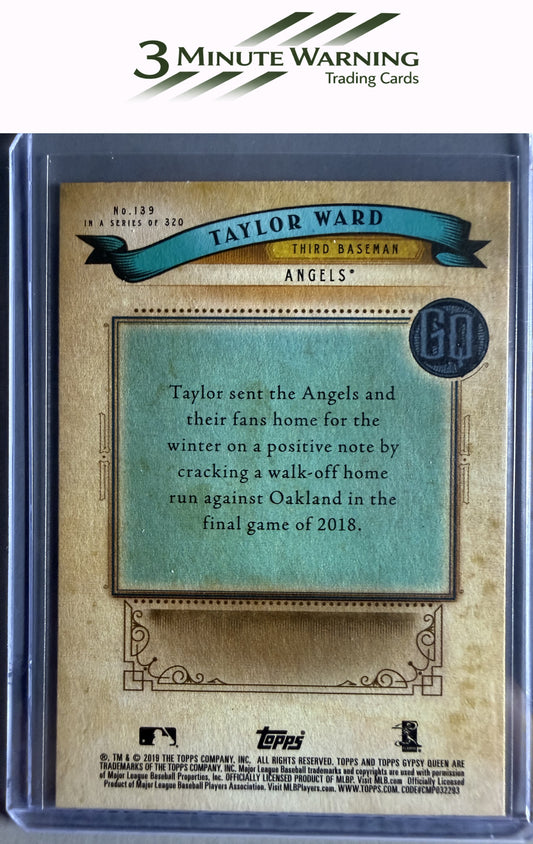 2019 Topps Gypsy Queen #139 Taylor Ward Purple