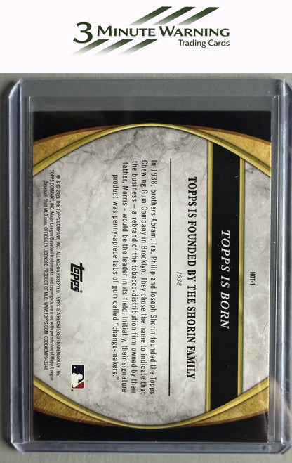 2021 Topps #HOT-1 Topps is Founded by the Shorin Family The History of Topps