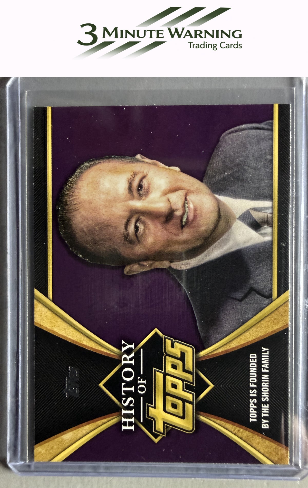 2021 Topps #HOT-1 Topps is Founded by the Shorin Family The History of Topps