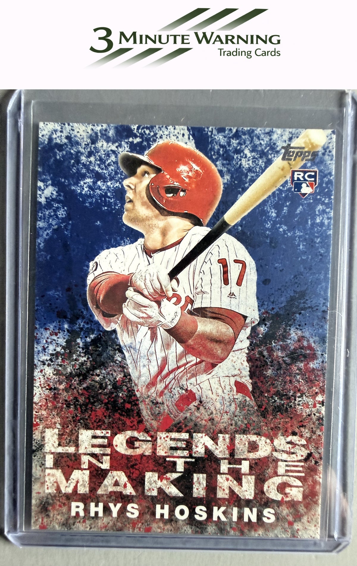 2018 Topps #LITM-20 Rhys Hoskins Legends in the Making Blue (Series 2)