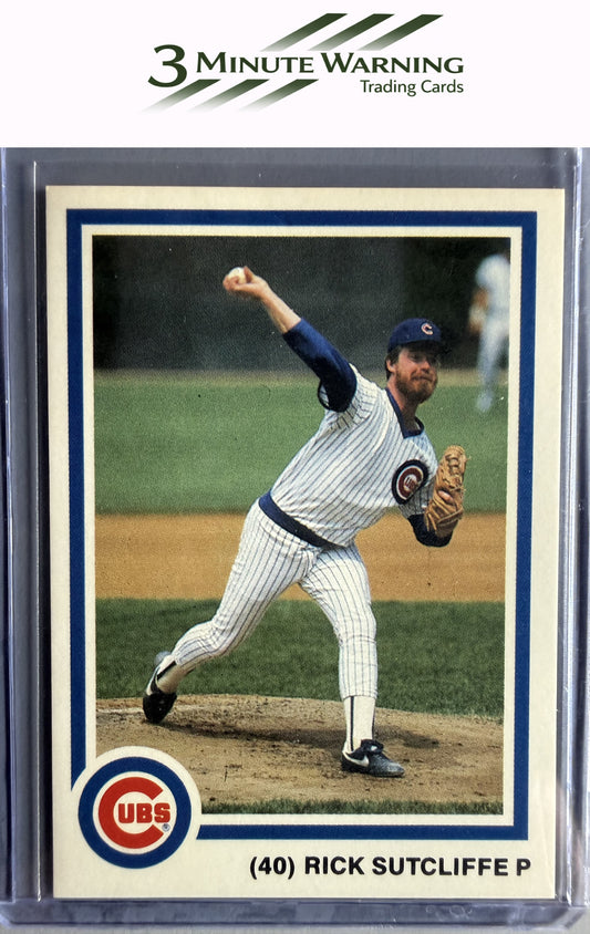 1985 7-Up Chicago Cubs SGA #NNO Rick Sutcliffe