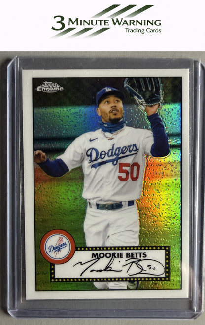 2021 Topps #TC52-6 Mookie Betts 1952 Topps Redux Chrome