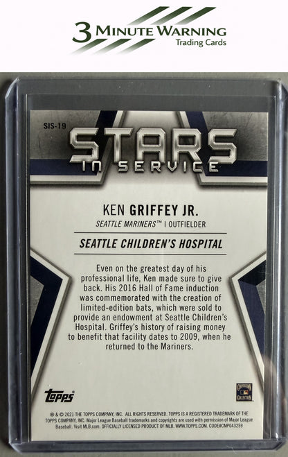 2021 Topps #SIS-19 Ken Griffey Jr. Stars in Service