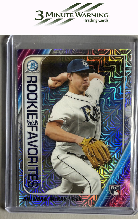 2020 Bowman #ROYF-BM Brendan McKay Chrome ROTY Favorites Mojo Refractor