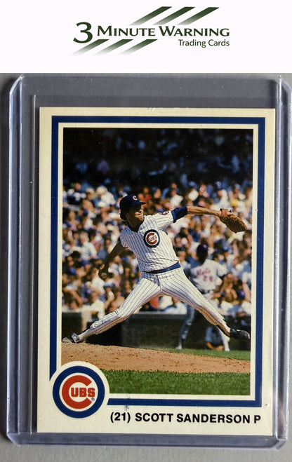 1985 7-Up Chicago Cubs SGA #NNO Scott Sanderson