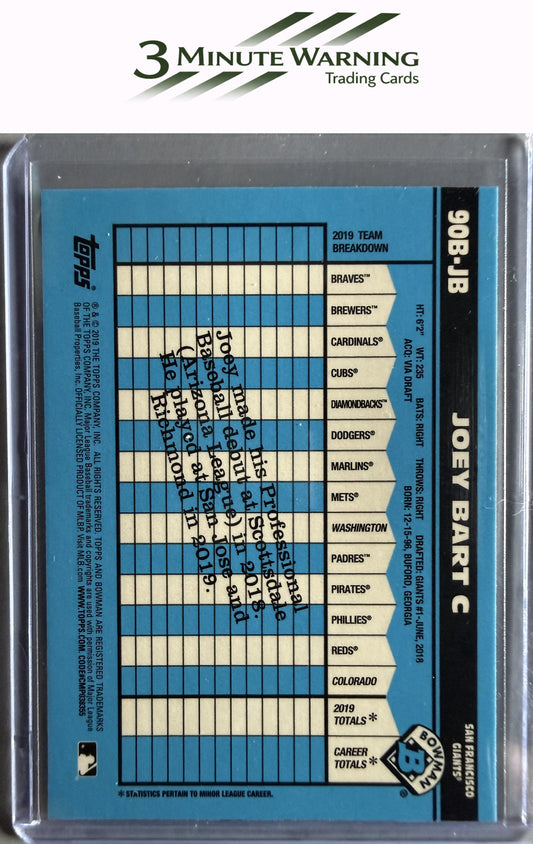 2020 Bowman #90B-JB Joey Bart 1990 Bowman