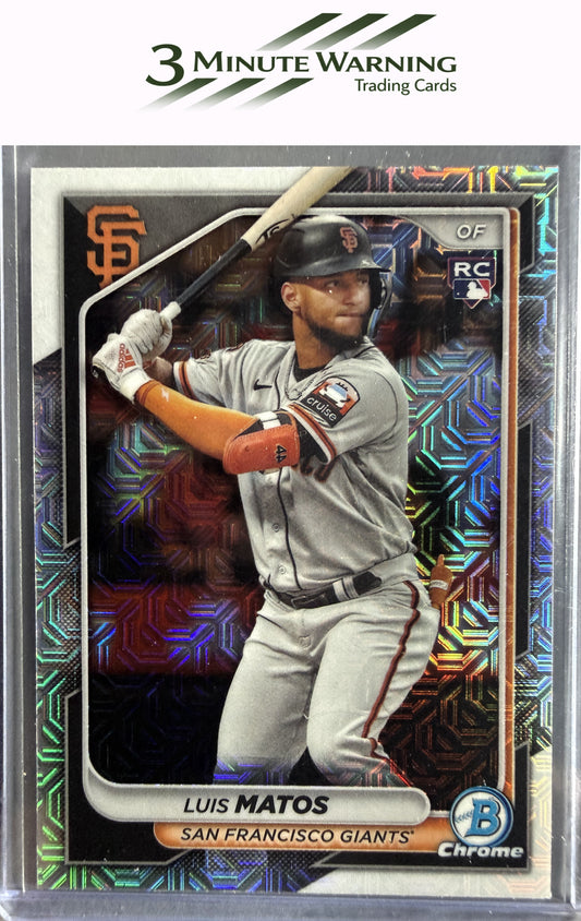2024 Bowman #12 Luis Matos Chrome Mojo Refractor