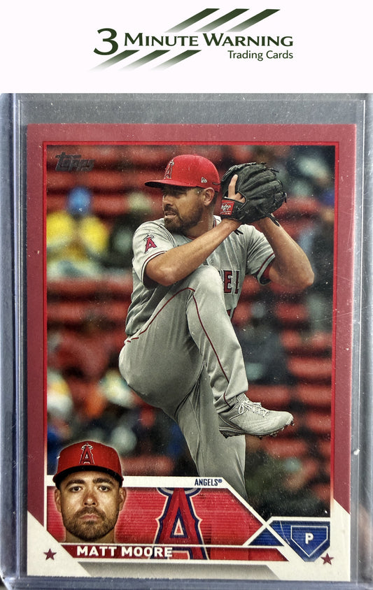 2023 Topps Update #US274 Matt Moore Mother's Day Hot Pink #/50