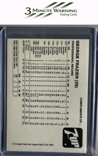 1985 7-Up Chicago Cubs SGA #NNO George Frazier