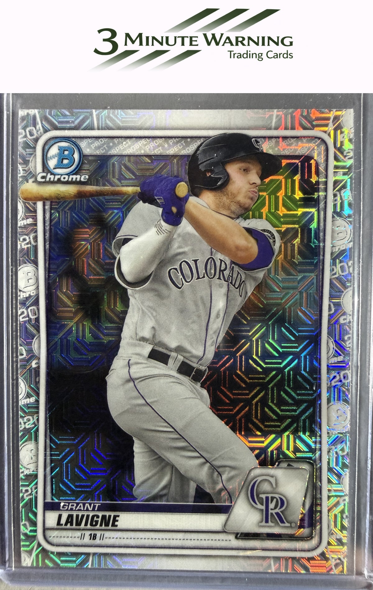 2020 Bowman #BCP-121 Grant Lavigne Chrome Prospects Mojo Refractor