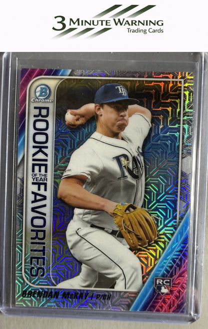 2020 Bowman #ROYF-BM Brendan McKay Chrome ROTY Favorites Mojo Refractor