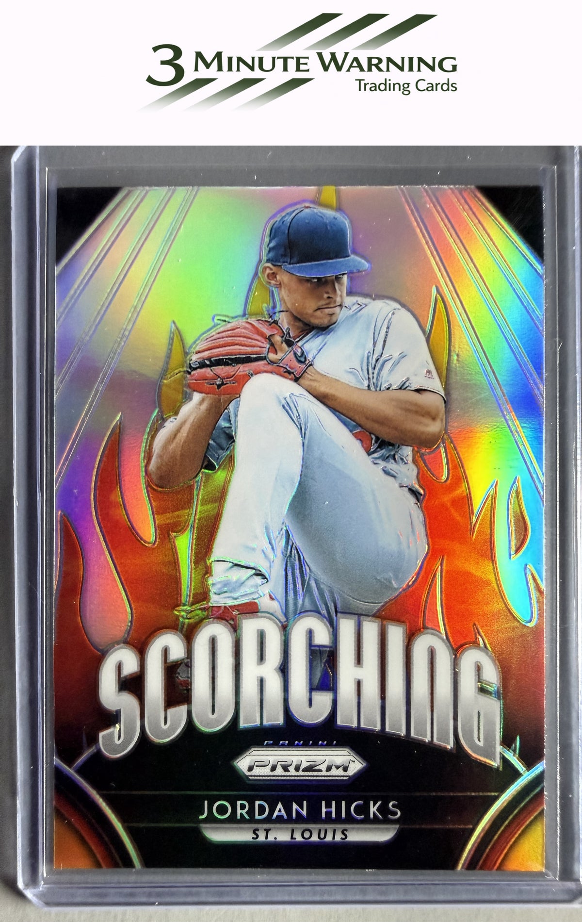 2019 Panini Prizm #S5 Jordan Hicks Scorching Prizm