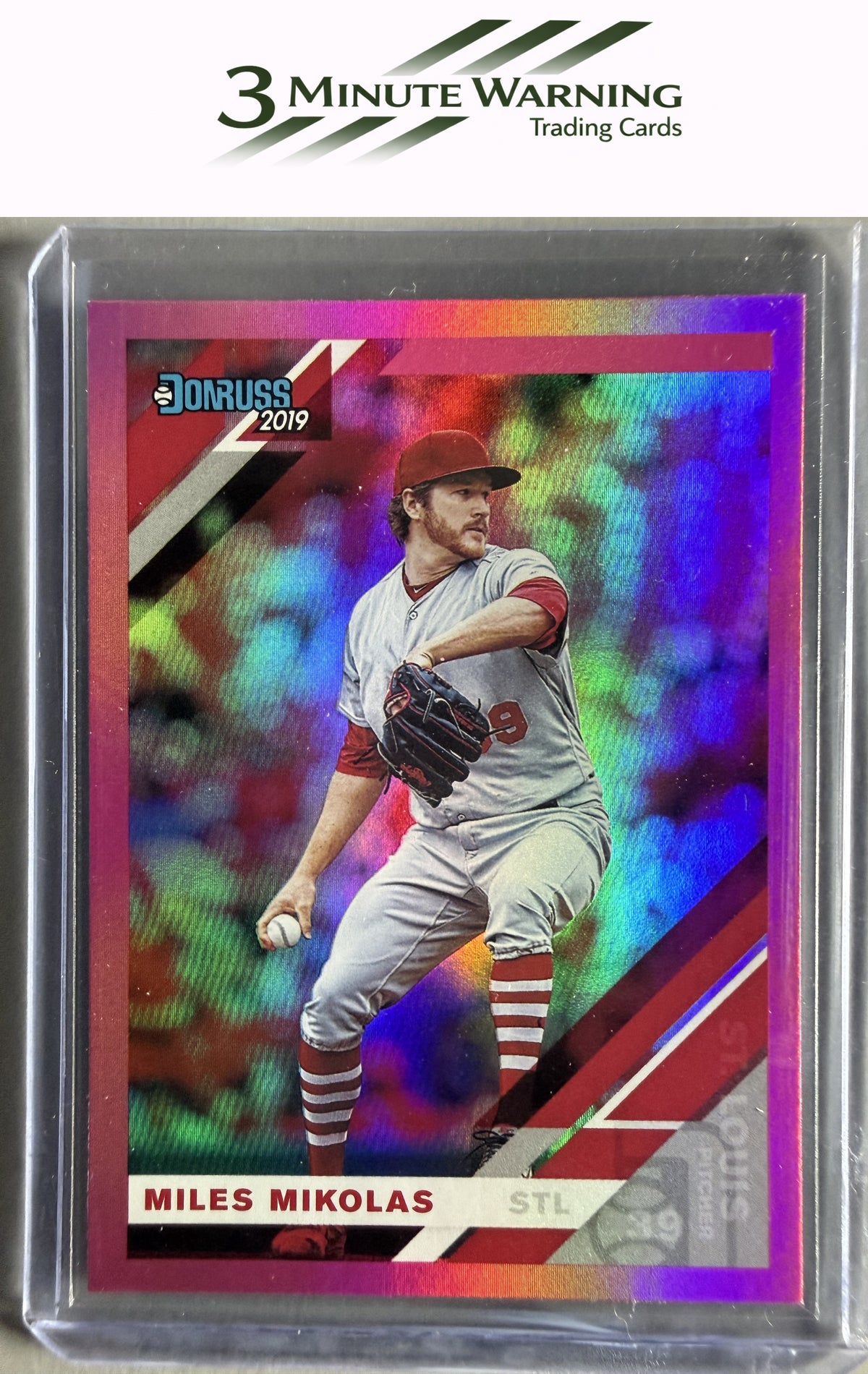 2019 Donruss #90 Miles Mikolas Holo Pink